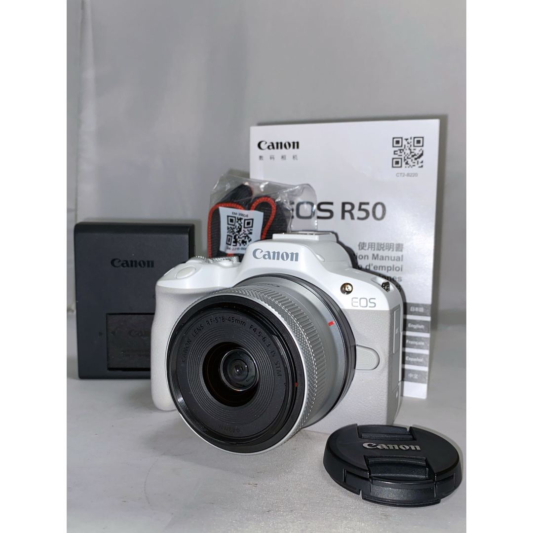 Canon - 【新品級】Canon EOS R50 18-45mm レンズキット カメラ 本体の