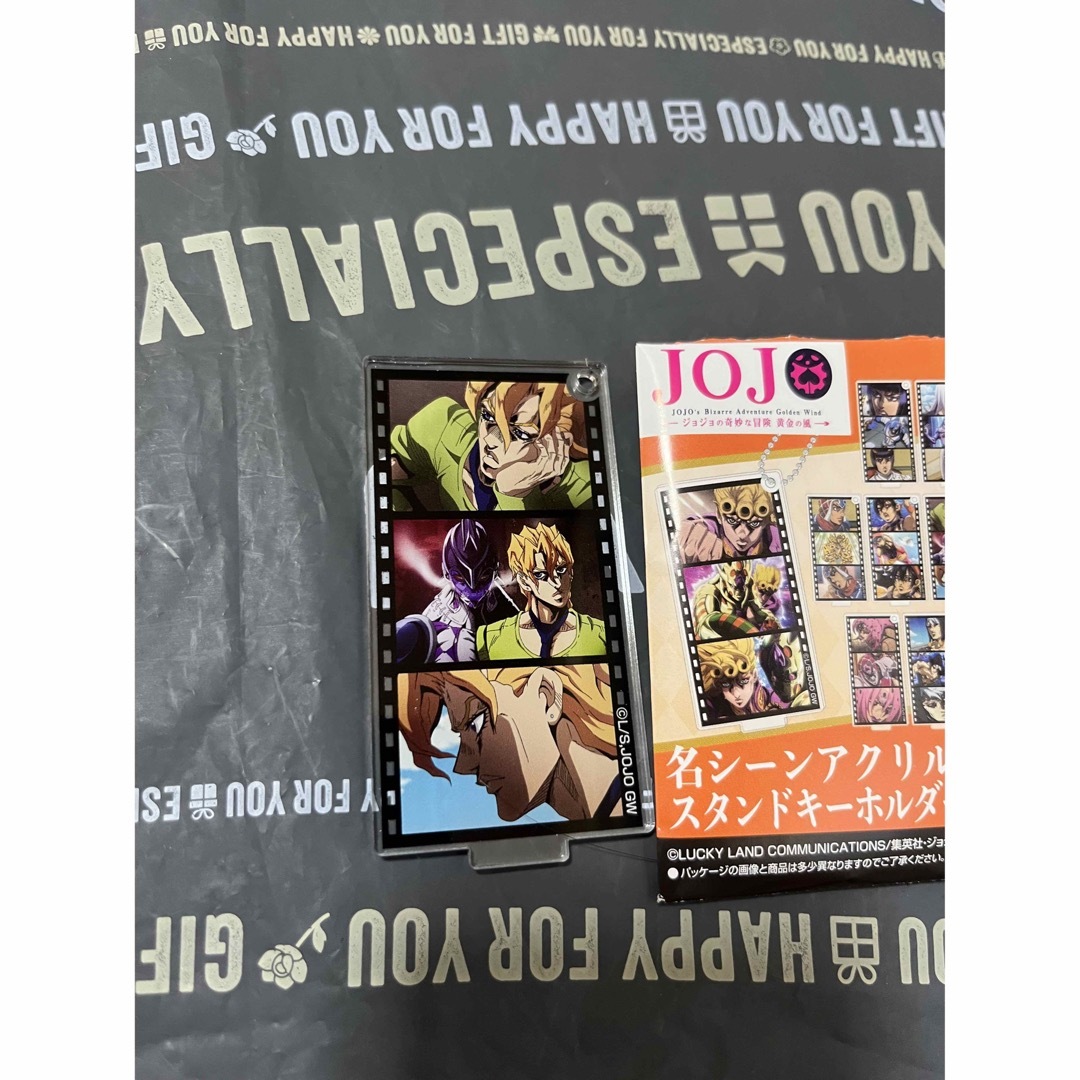 JOJO(ジョジョ)のジョジョの奇妙な冒険 黄金の風 名シーンアクリルスタンドキーホルダー フーゴ エンタメ/ホビーのおもちゃ/ぬいぐるみ(キャラクターグッズ)の商品写真