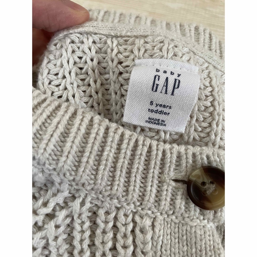 GAP(ギャップ)のGAP カーディガン　110 5years 女の子 キッズ/ベビー/マタニティのキッズ服女の子用(90cm~)(カーディガン)の商品写真