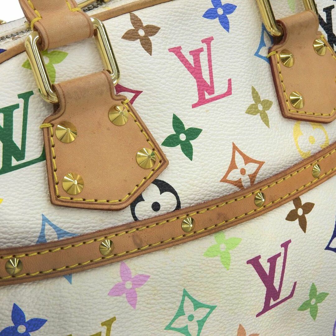 【本物保証】 布袋付 ルイヴィトン LOUIS VUITTON モノグラム マルチカラー トゥルーヴィル ハンドバッグ ブロン M92663