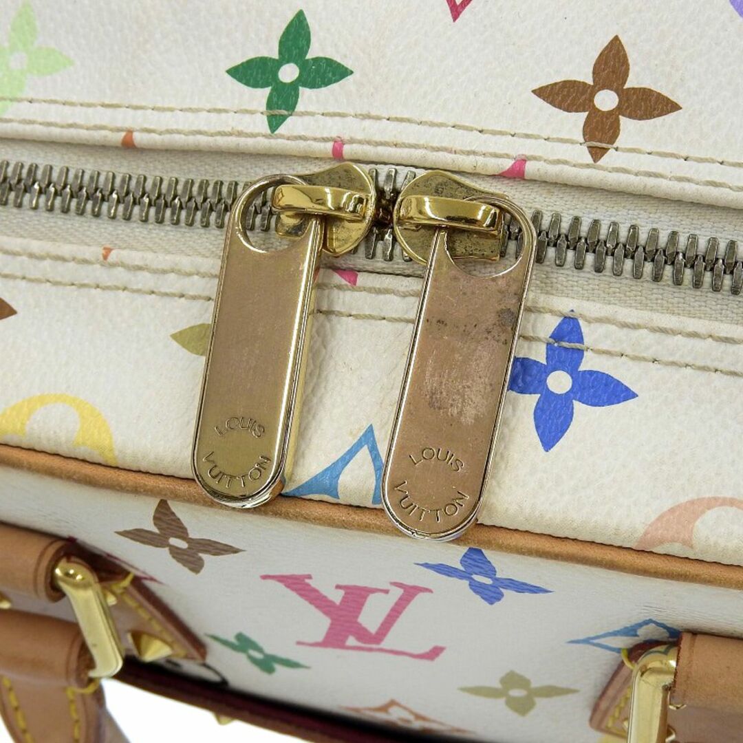 【本物保証】 布袋付 ルイヴィトン LOUIS VUITTON モノグラム マルチカラー トゥルーヴィル ハンドバッグ ブロン M92663