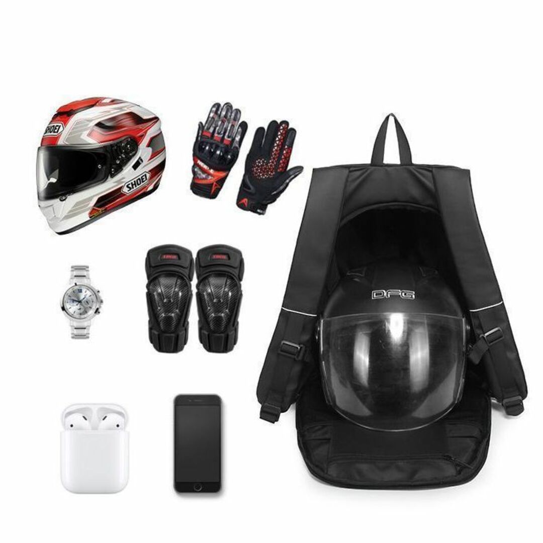 ヘルメット バッグ バイク用品 リュック 大容量 防水サック  アウトドア XL