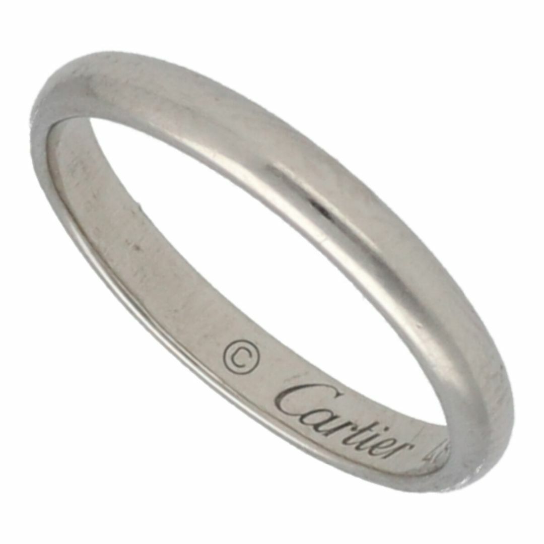 Cartier カルティエ レディース 指輪 B4012548 クラシックウェディングリング Pt950 表記サイズ48 6号相当 23033328 MK