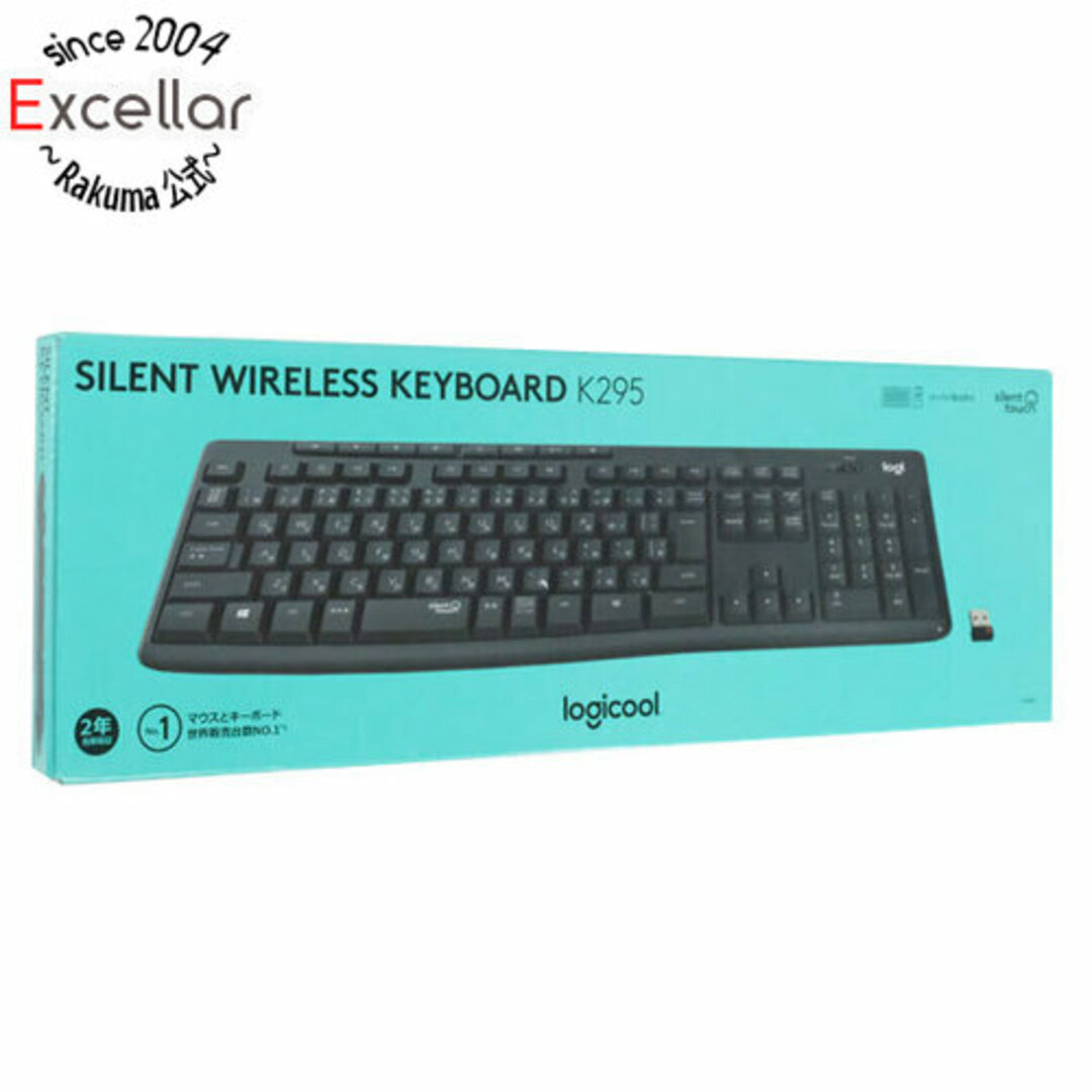 ロジクール　K295 Silent Wireless Keyboard K295GP　グラファイト 元箱あり