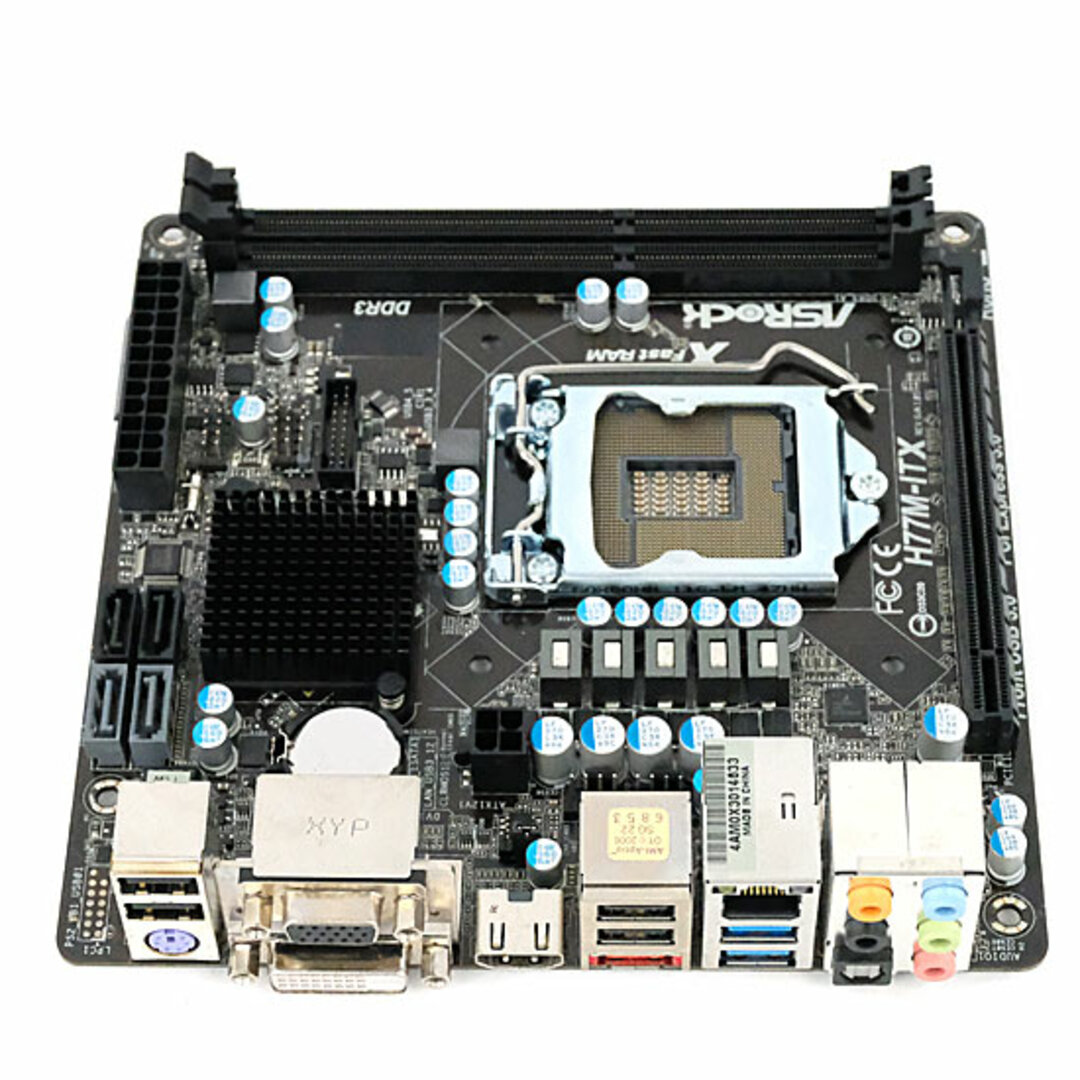 ASRock製 Mini ITXマザーボード H77M-ITX LGA1155 元箱ありの通販 by ...