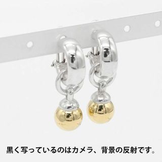 美品 ティファニー ボール ダングル イヤリング 925 18金 A01017