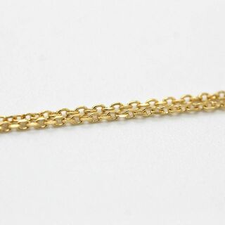 美品 ダイヤモンド ハート K18 ゴールド ネックレス A02094