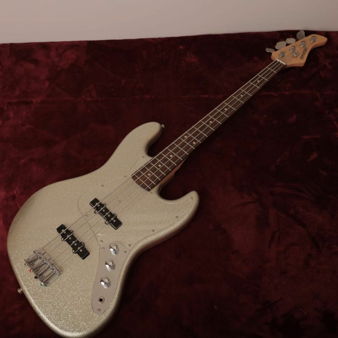 【6659】 FERNANDES JazzBass シルバー スパークル ラメ