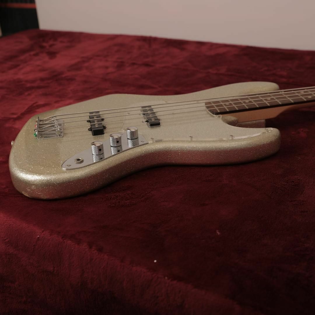 【6659】 FERNANDES JazzBass シルバー スパークル ラメ