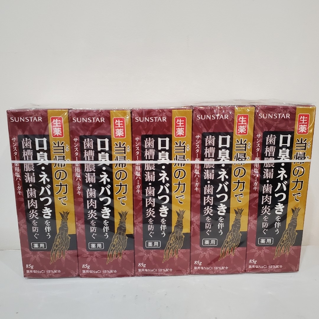 生薬　当帰の力　85g×10本セット　SUNSTAR 薬用塩歯磨き 1