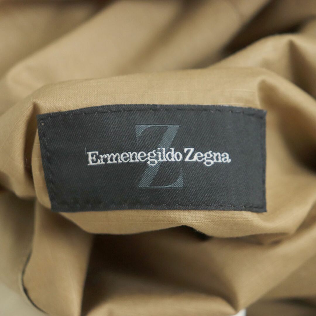 Ermenegildo Zegna   良品▽エルメネジルドゼニア レザーパイピング