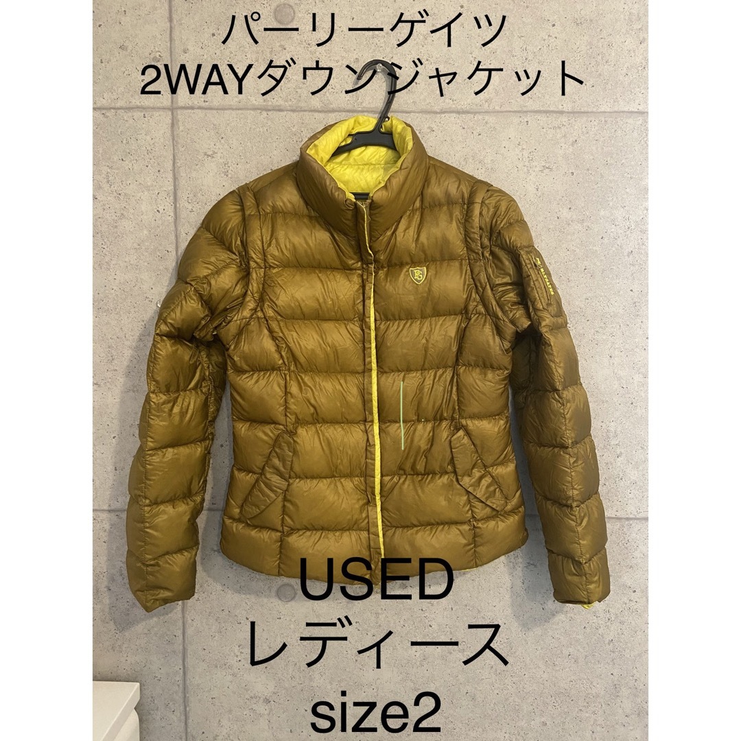 パーリーゲイツ レディース2WAYダウンジャケット USED | フリマアプリ ラクマ