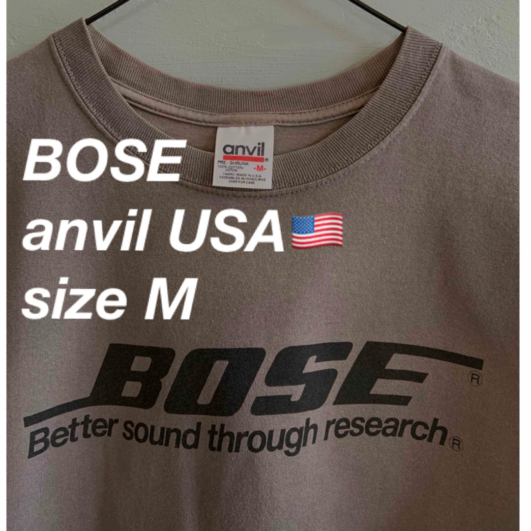 BOSE(ボーズ)の【BOSE】【anvil】半袖　Tシャツ メンズのトップス(Tシャツ/カットソー(半袖/袖なし))の商品写真