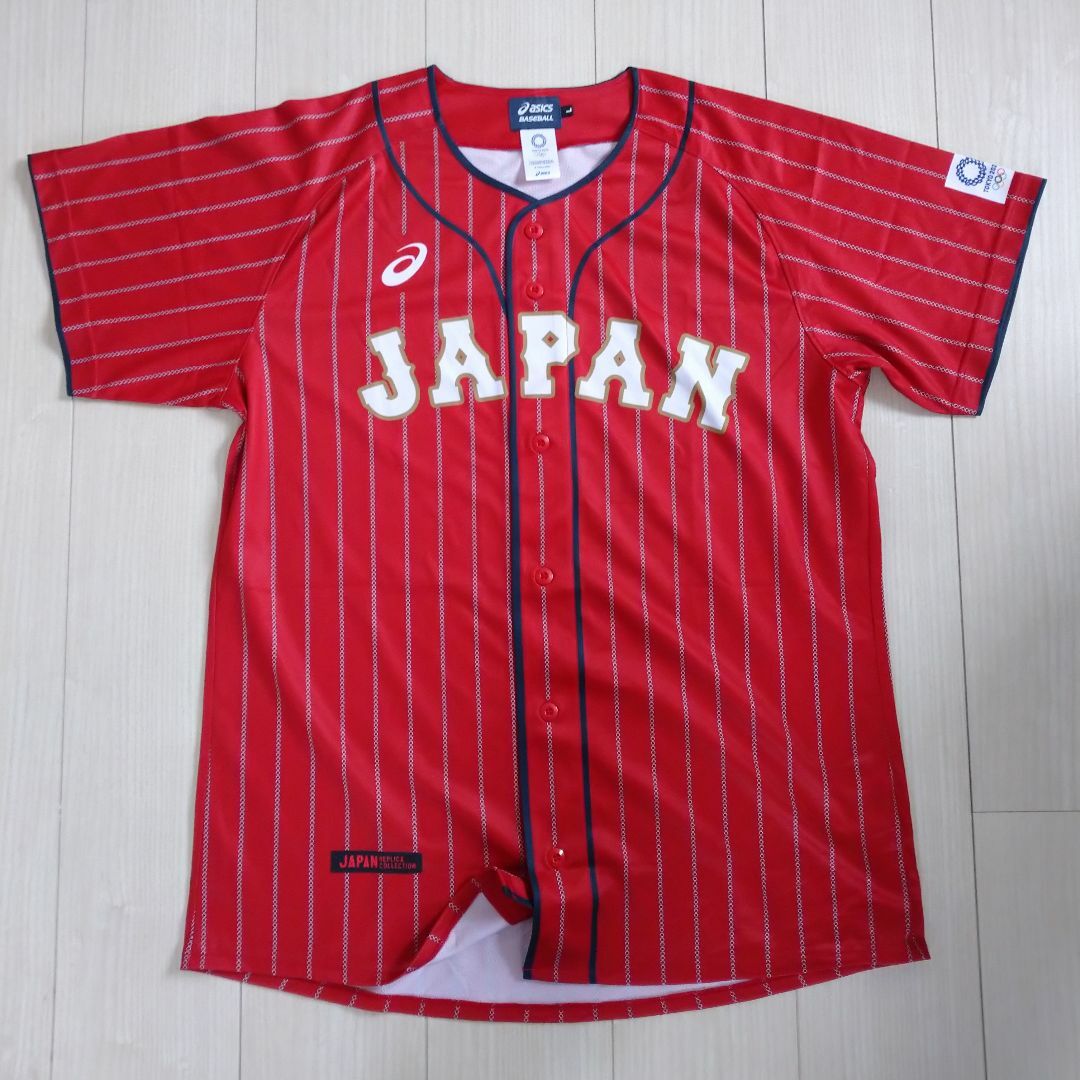 侍ジャパン 東京2020オリンピックエンブレム ユニフォーム 赤 侍ジャパン 東京2020オリンピックエンブレム ユニフォーム 赤