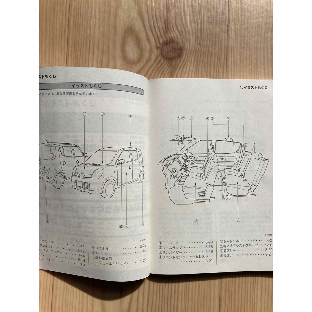 日産(ニッサン)の日産　モコ　取扱説明書　2006年発行 自動車/バイクの自動車(カタログ/マニュアル)の商品写真