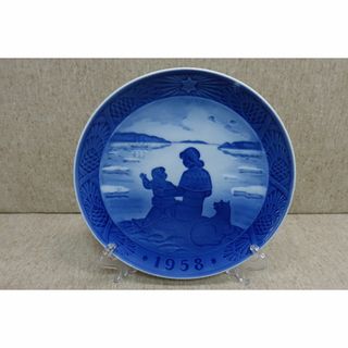 ロイヤルコペンハーゲン(ROYAL COPENHAGEN)の１９５８年 ロイヤルコペンハーゲン イヤープレートスクラッチ(食器)