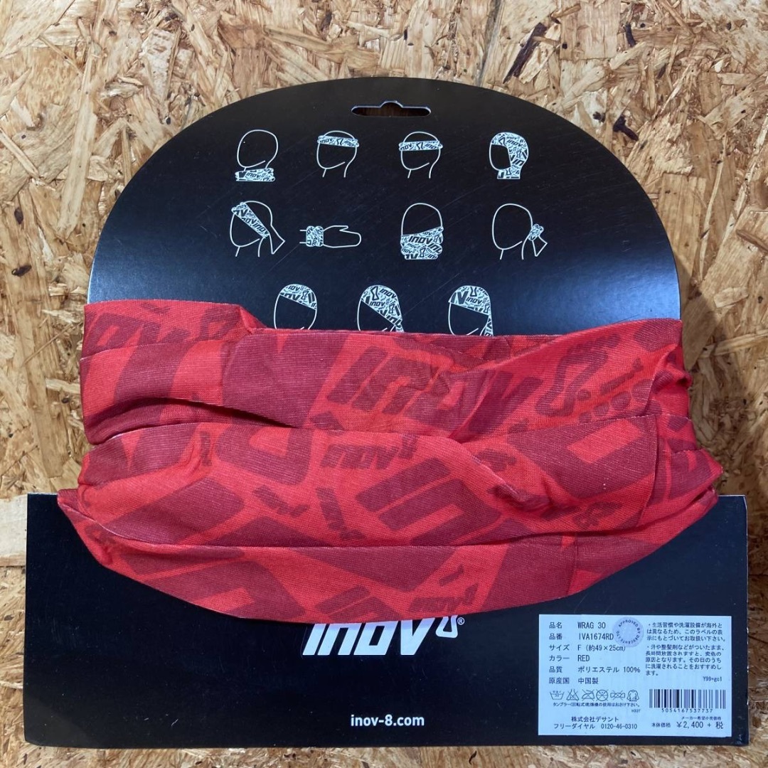 INOV-8(イノヴェイト)のinov-8 WRAG 30 RED バンダナ スヌード メンズの帽子(その他)の商品写真