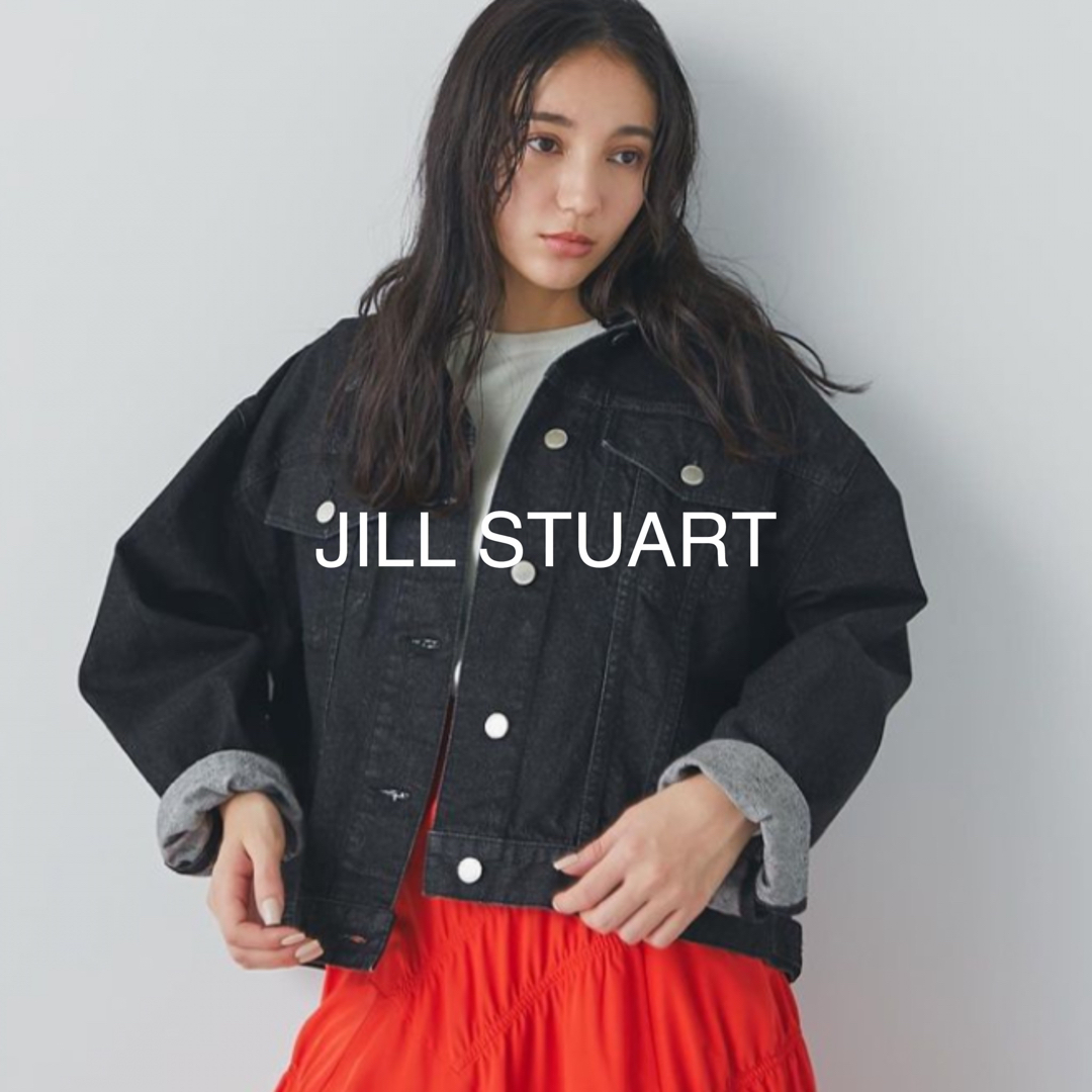 JILLSTUART(ジルスチュアート)の2023SSJILLSTUARTナエリデニムジャケット レディースのジャケット/アウター(Gジャン/デニムジャケット)の商品写真