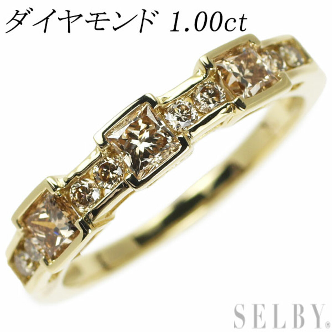 K18YG ダイヤモンド リング 1.00ct