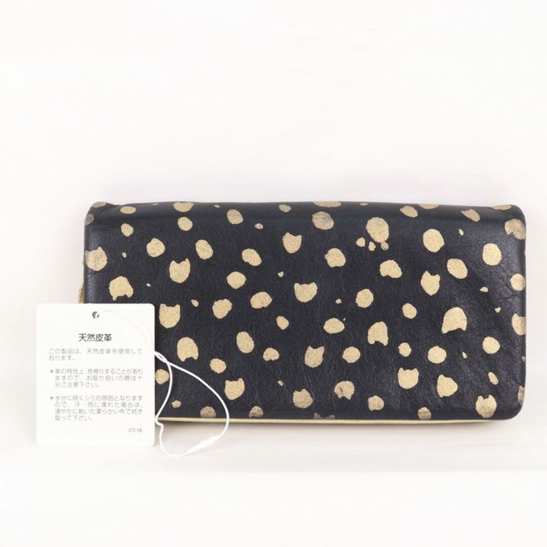 TSUMORI CHISATO - ツモリチサト 長財布 ネコドット レザー 天然皮革 TSUMORI CHISATO - ツモリチサト 長財布 ネコドット レザー 天然皮革