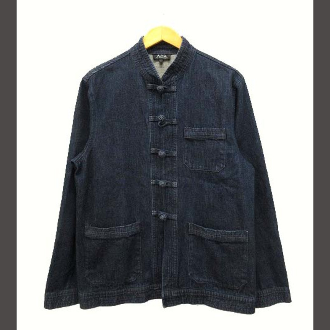 アーペーセー A.P.C. デニム カンフージャケット チャイナジャケット L