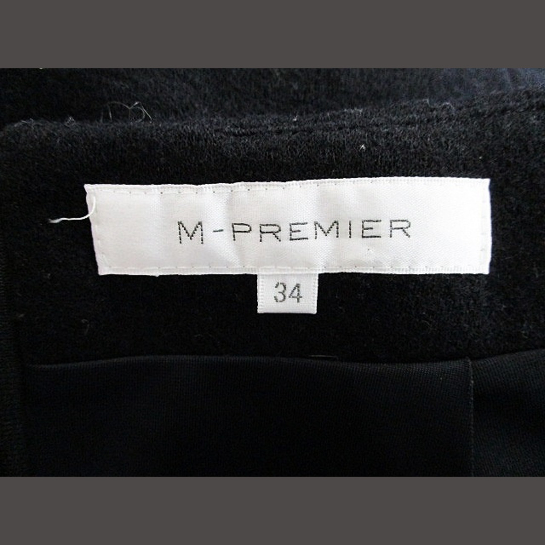 M-premier(エムプルミエ)のエムプルミエ M-Premier スカート タイトスカート ウール 黒 34 レディースのスカート(ひざ丈スカート)の商品写真