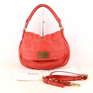 マークバイマークジェイコブス(MARC BY MARC JACOBS)のマークバイマークジェイコブス ショルダーバッグ レザー 2way ロゴ 肩掛け ブランド 鞄 レディース レッド MARC BY MARC JACOBS(ショルダーバッグ)