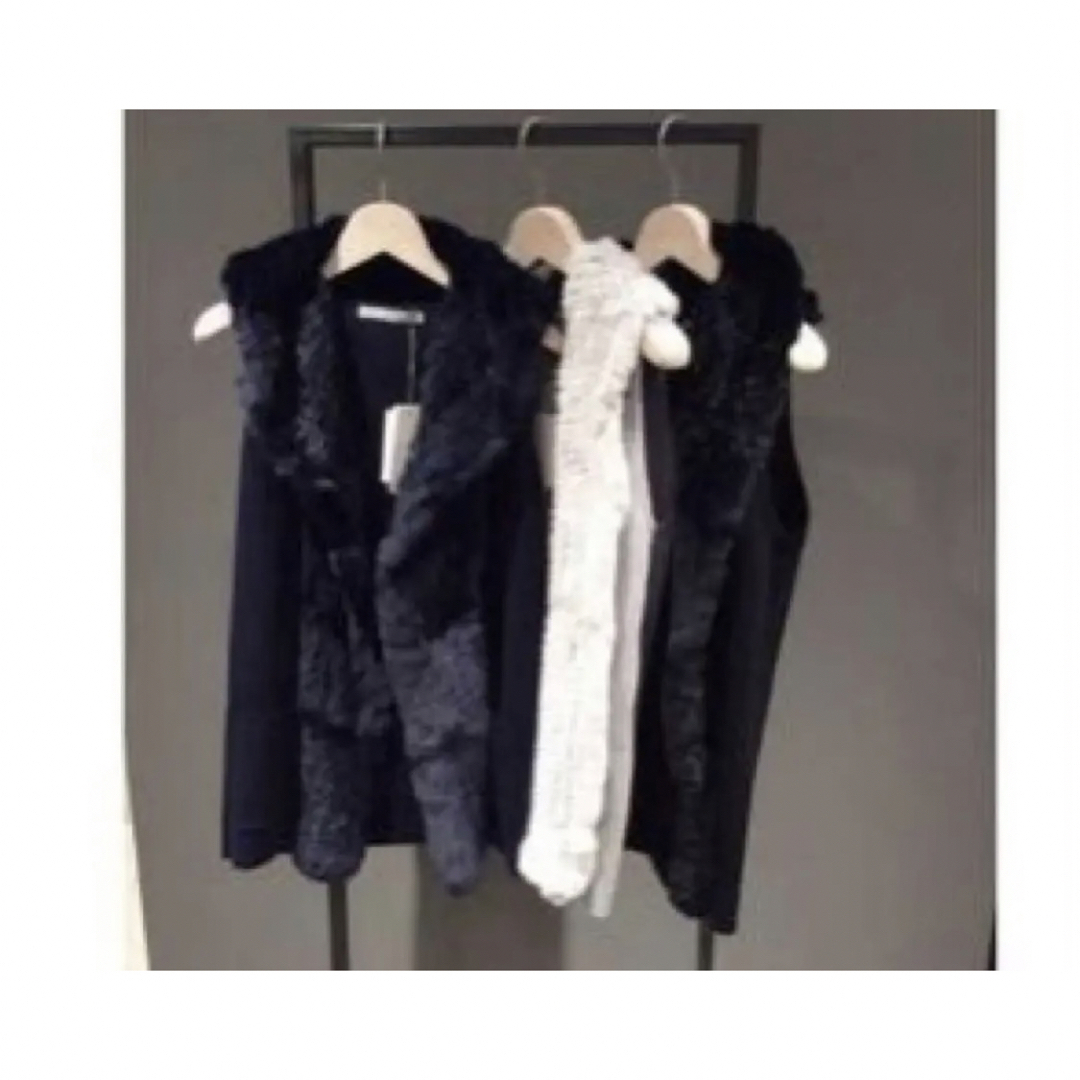 Theory luxe - theory luxe リアルファー ジレ ベスト 高級レッキス