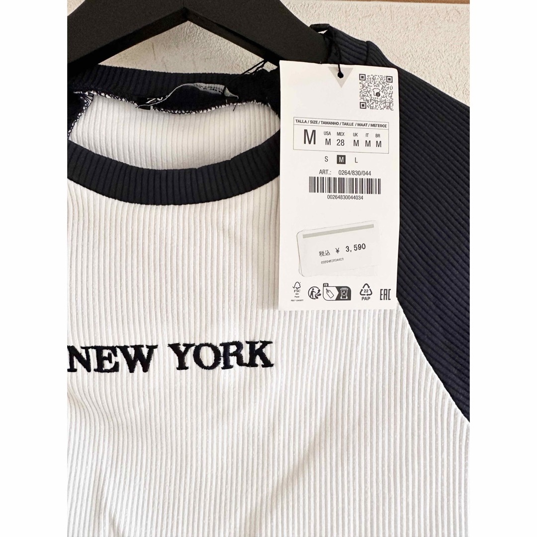 ZARA(ザラ)のZARA NY 長袖T レディースのトップス(Tシャツ(長袖/七分))の商品写真