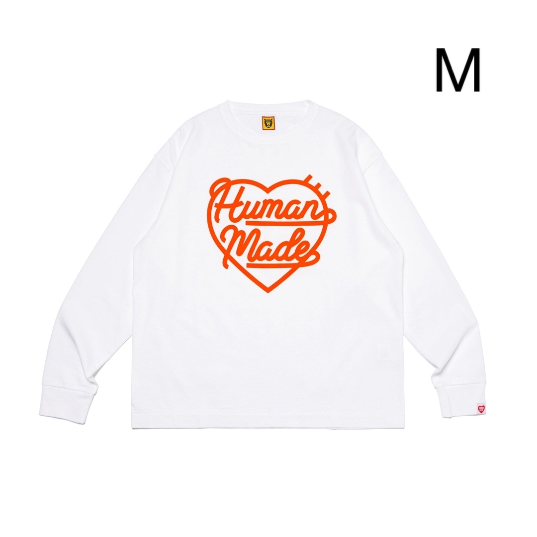 human made HEART L/S T-SHIRT blue 2XL