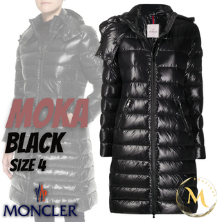 MONCLER - ☆未使用・本物保証☆MONCLER MOKA ダウンジャケット 4 黒色