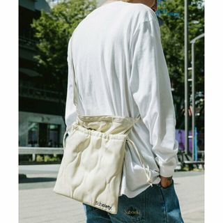 サブサエティ(Subciety)の【IVORY】FAKE LEATHER QUILTING BAG(ショルダーバッグ)