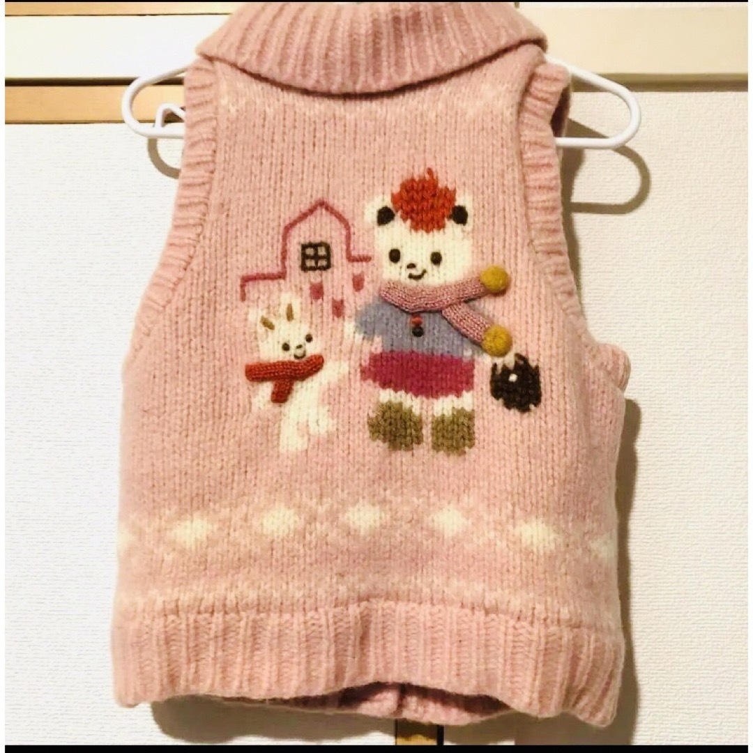 familiar - ファミリア ニットベスト 80の通販 by ふみ's shop