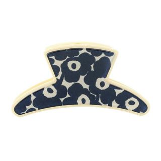 マリメッコ(marimekko)の新品 マリメッコ Marimekko ヘアクリップ ピックイネン ウニッコ HAIR CLAW ダークブルー/オフホワイト(バレッタ/ヘアクリップ)