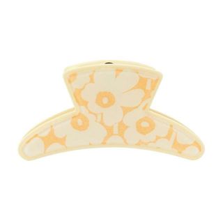 マリメッコ(marimekko)の新品 マリメッコ Marimekko ヘアクリップ ピックイネン ウニッコ HAIR CLAW ホワイト/オレンジ(バレッタ/ヘアクリップ)