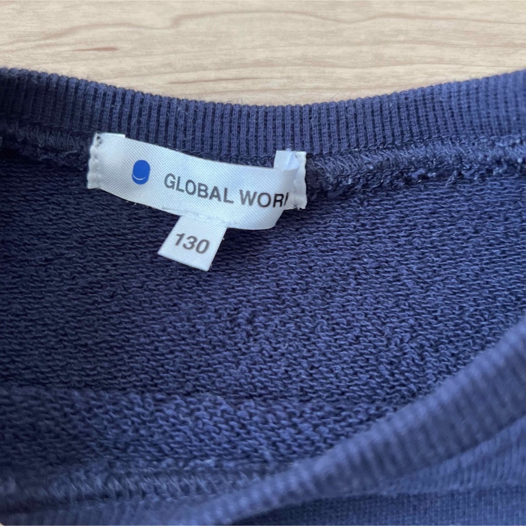 GLOBAL WORK(グローバルワーク)のグローバルワーク　トレーナー　130cm キッズ/ベビー/マタニティのキッズ服女の子用(90cm~)(Tシャツ/カットソー)の商品写真