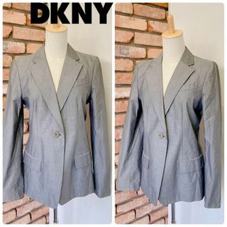 【DKNY】dkny おすすめ✨ノーカラージャケット　レディース　カジュアル