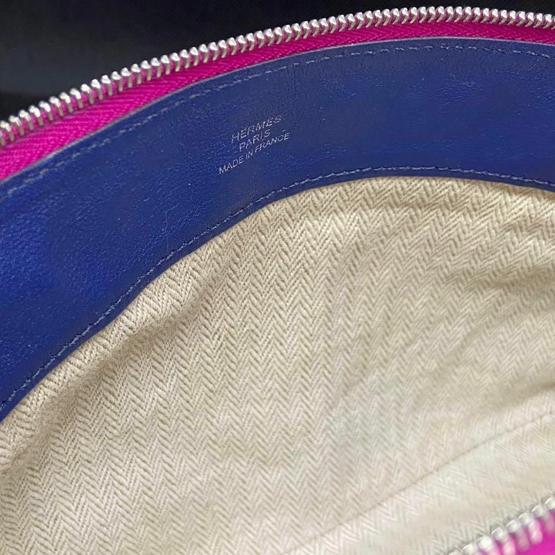 希少 HERMES エルメス トユボユGM レザーポーチ