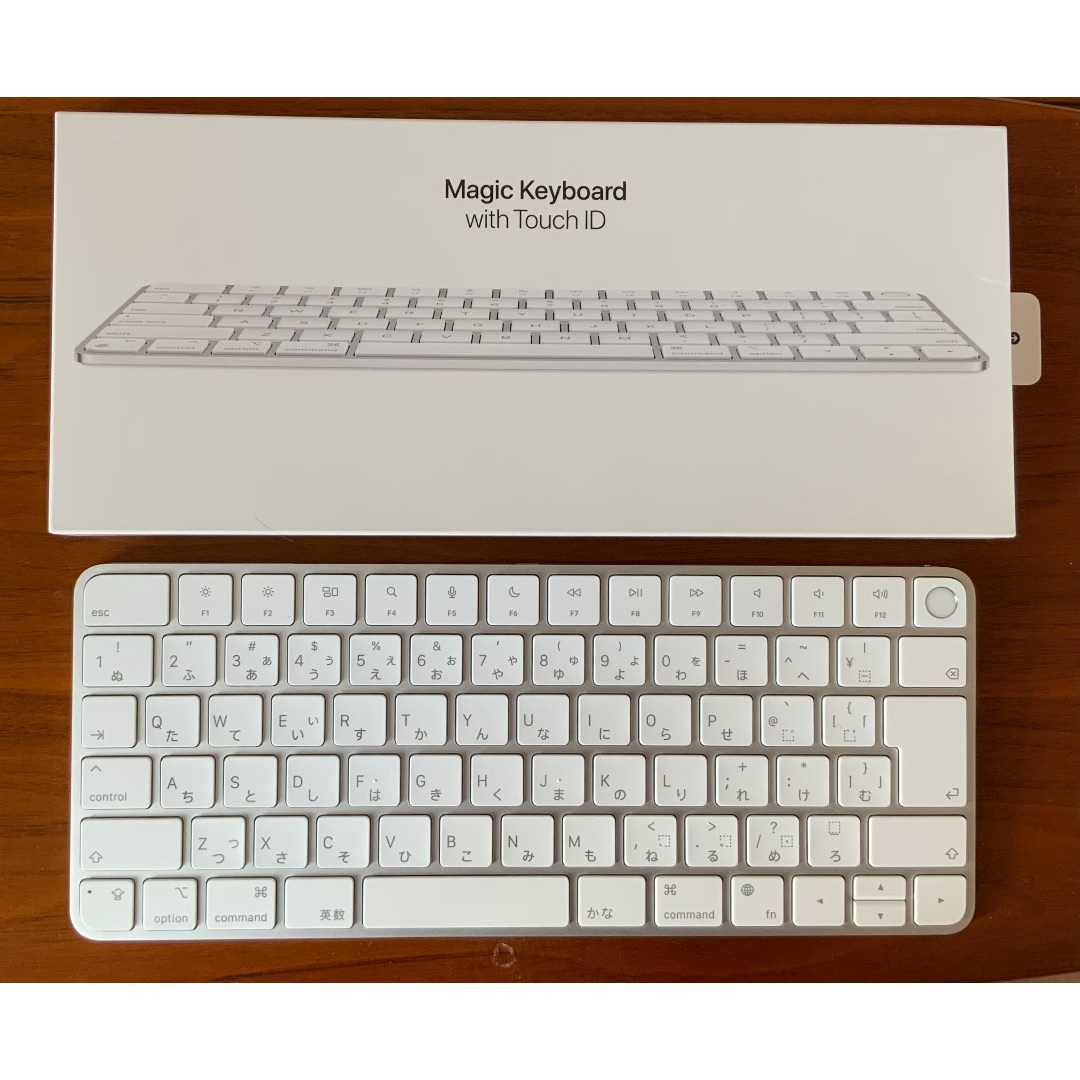 Apple - Apple Magic keyboard with touch ID ホワイト