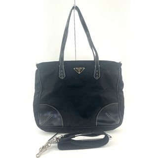 PRADA トートバッグ　2way 三角ロゴナイロン　レザー　大容量