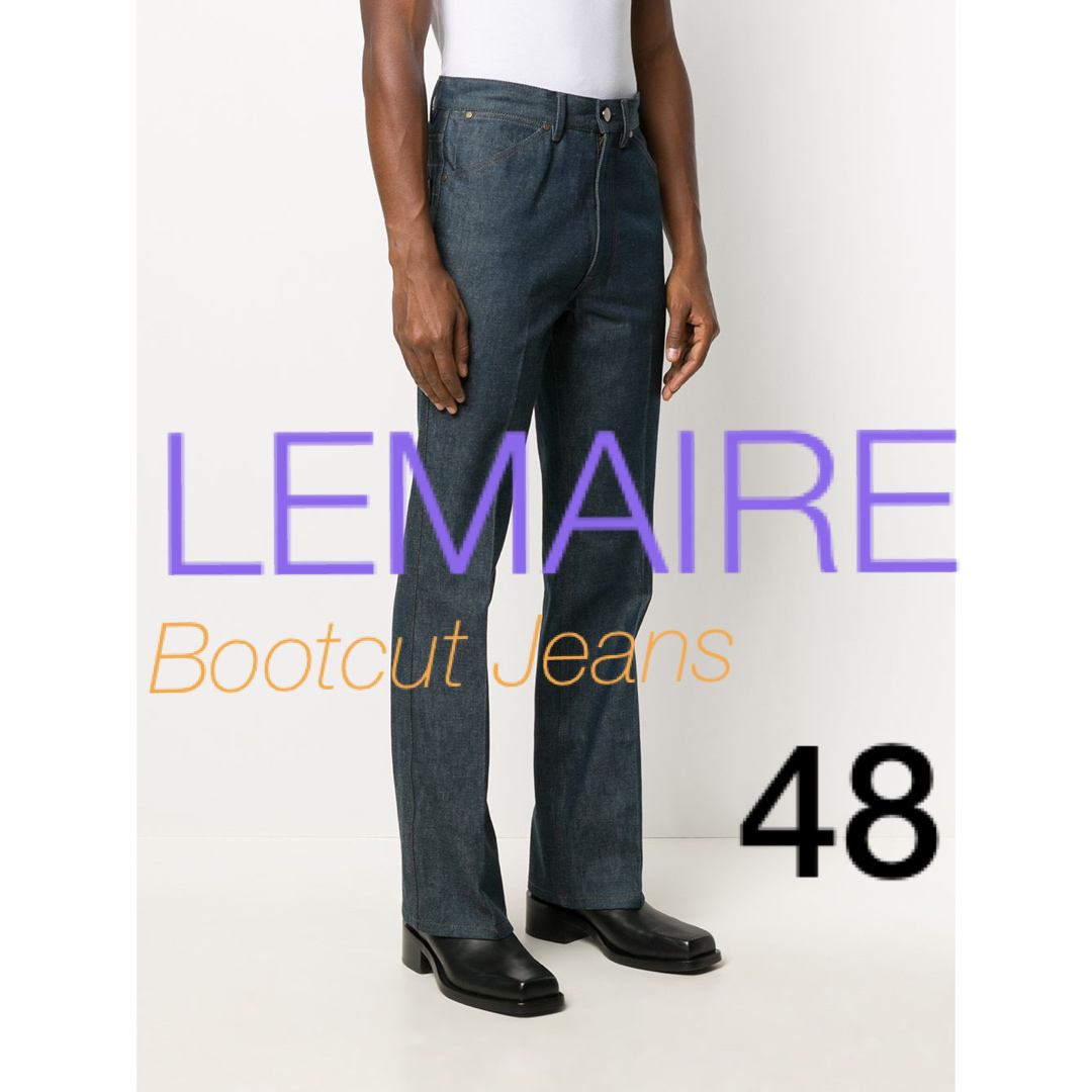 LEMAIRE Cotton Bootcut Jeans 48size ルメール