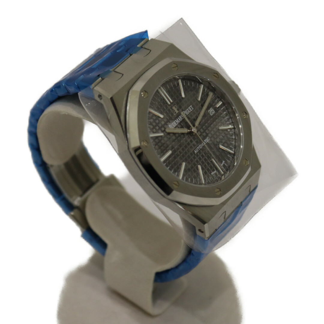 【OH・P済】AUDEMARS PIGUET　オーデマピゲ　ロイヤルオーク　オートマティック　15400ST.OO.1220ST.04　デイト　SS　グレー　メンズ　腕時計【中古】松前R56店 メンズの時計(腕時計(アナログ))の商品写真