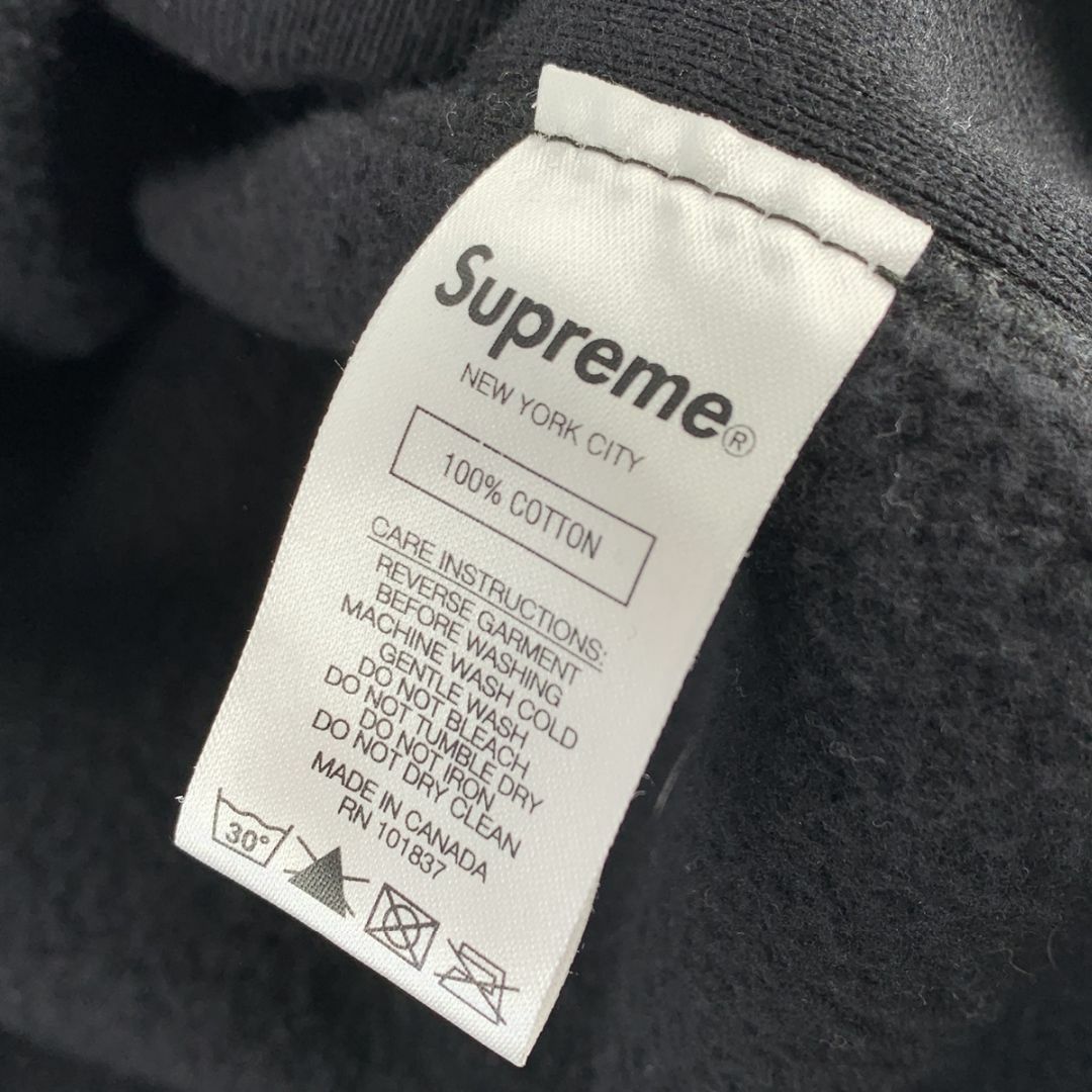 【中古】 SUPREME シュプリーム 19SS SWAROVSKI Box Logo Hooded Sweatshirt M ブラック 黒  スワロフスキー ボックスロゴ プルオーバー パーカー フーディ 23017069 RS