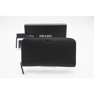 ■新品■未使用■ PRADA プラダ  M606 テスートナイロン ラウンドファスナー 財布 ウォレット 札入れ ブラック系 AQ4087