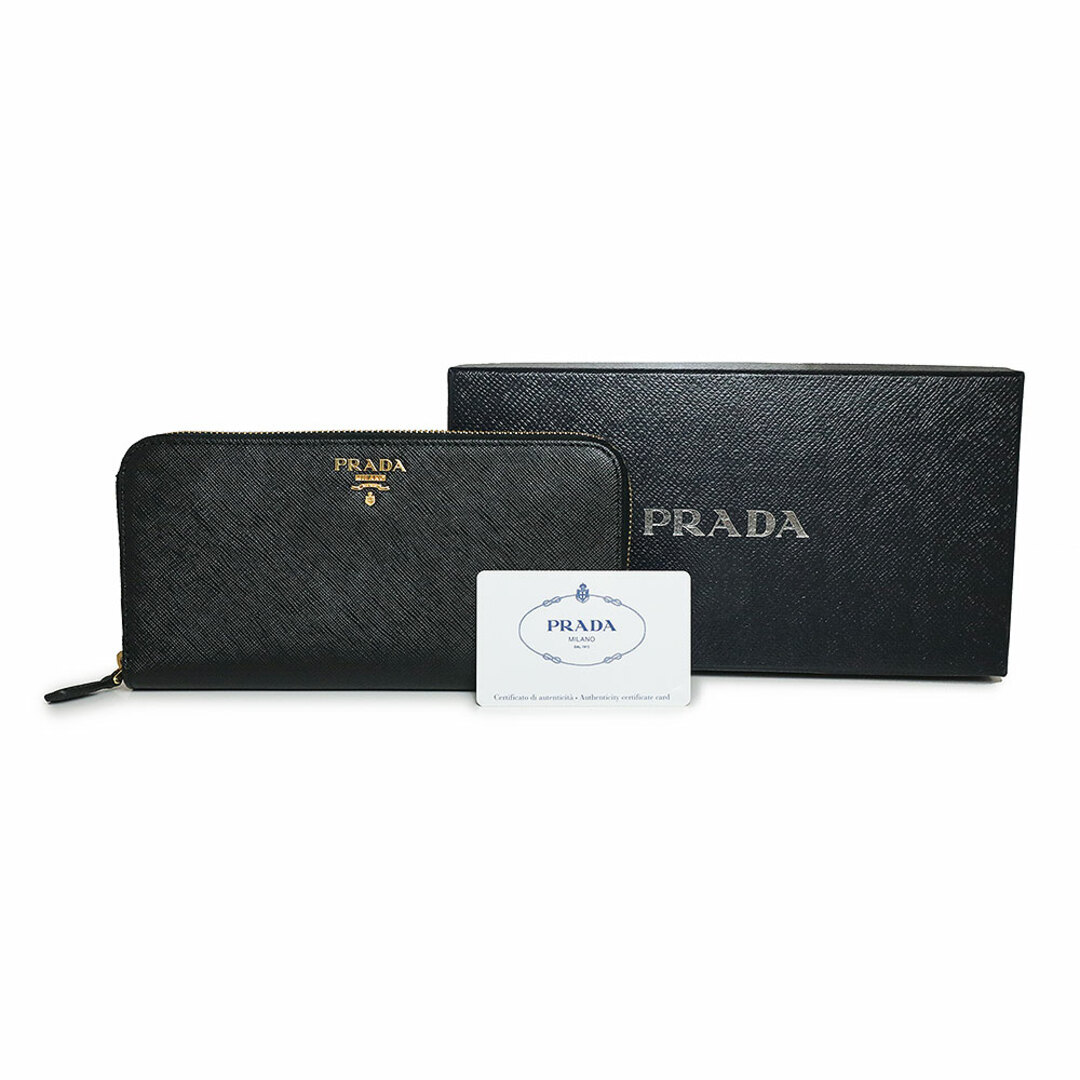 未使用品！ Prada プラダ ブラック レザー 長財布