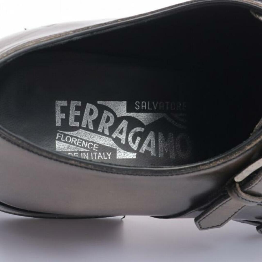 Salvatore Ferragamo(サルヴァトーレフェラガモ)の ドレスシューズ レザー ダークブラウン ダブルモンクストラップ メンズの靴/シューズ(ドレス/ビジネス)の商品写真