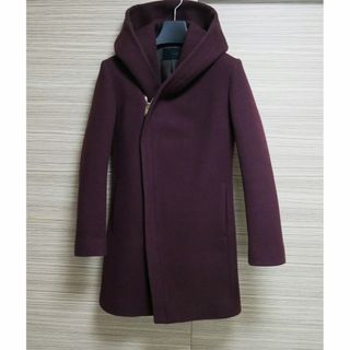 junhashimoto - 美品☆ジュンハシモト 定価11万円　フードラップコート　サイズ３（Ｍ）