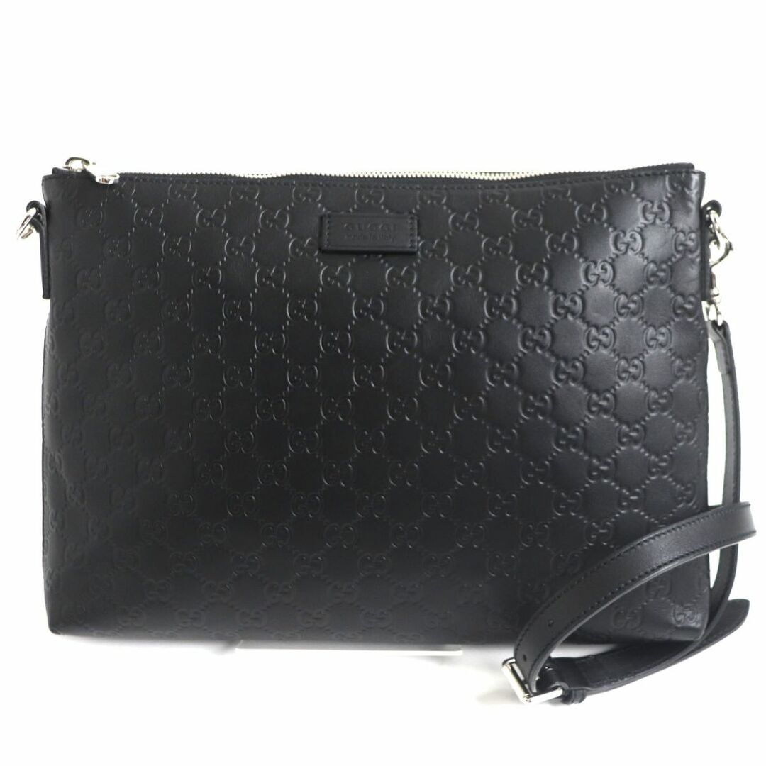 Gucci - 極美品▽GUCCI グッチ 473882 GG シマ レザー ショルダー