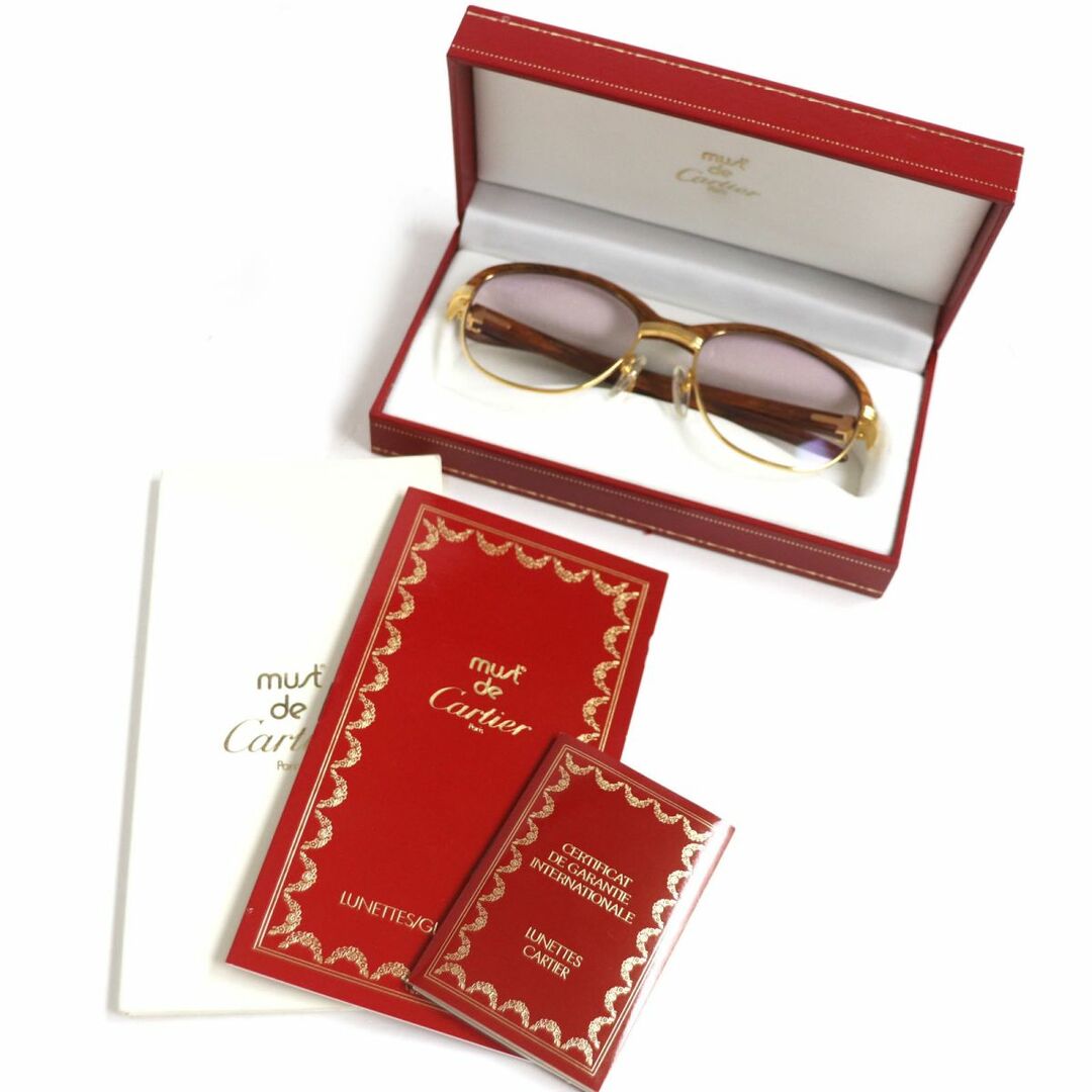 Cartier - 極美品▽名作・希少 Cartier カルティエ マルメゾン ウッド