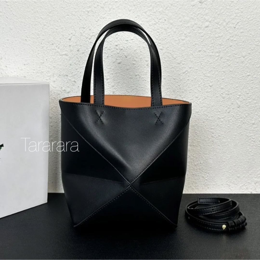 ○leather Folding Sショルダー＆トートバッグBLACK○本革の通販 by ...